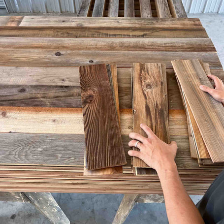 Reclaimed wood for vanlife, skoolies, and rustic campers: Why it's great.