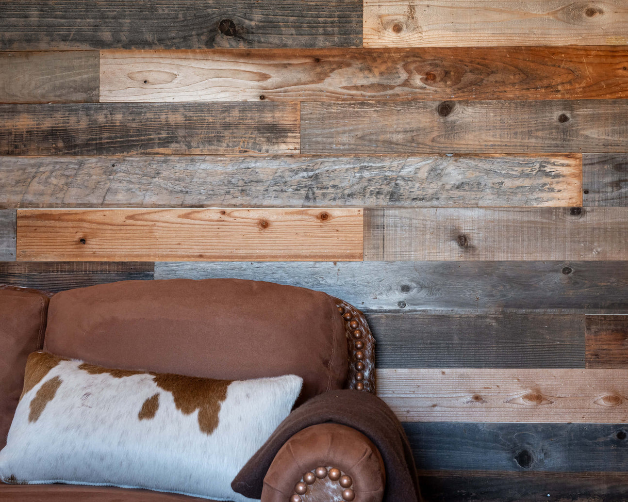 Shiplap Reclaimed Barn Wood Planks, Accent Wall Paneling Boards, Authentic Weathered Redwood Siding for Rustic Home Decor, Free USA Shipping