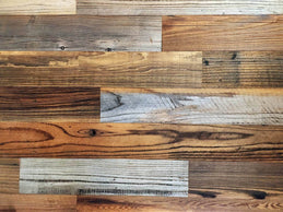 Tongue & Groove Reclaimed Barn Wood Accent Wall Siding, Real Rustic Planks for DIY Farmhouse Decor Projects, Vintage Redwood Paneling Boards