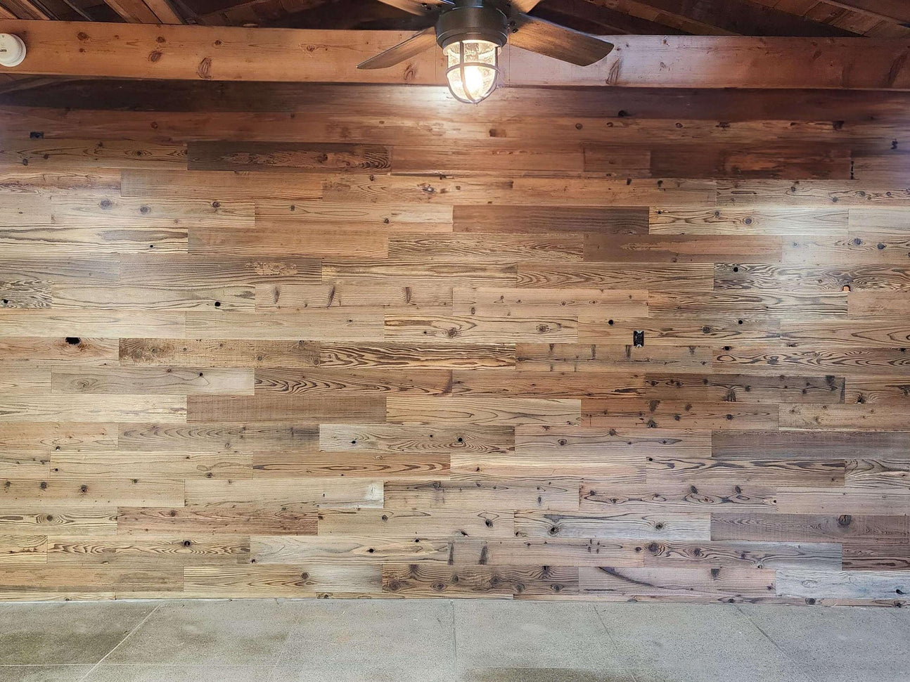 Brushed Shiplap Reclaimed Barn Wood Accent Wall Paneling, Modern Planks, Clean Wirewheeled Lumber, California Redwood Siding, Premium Boards