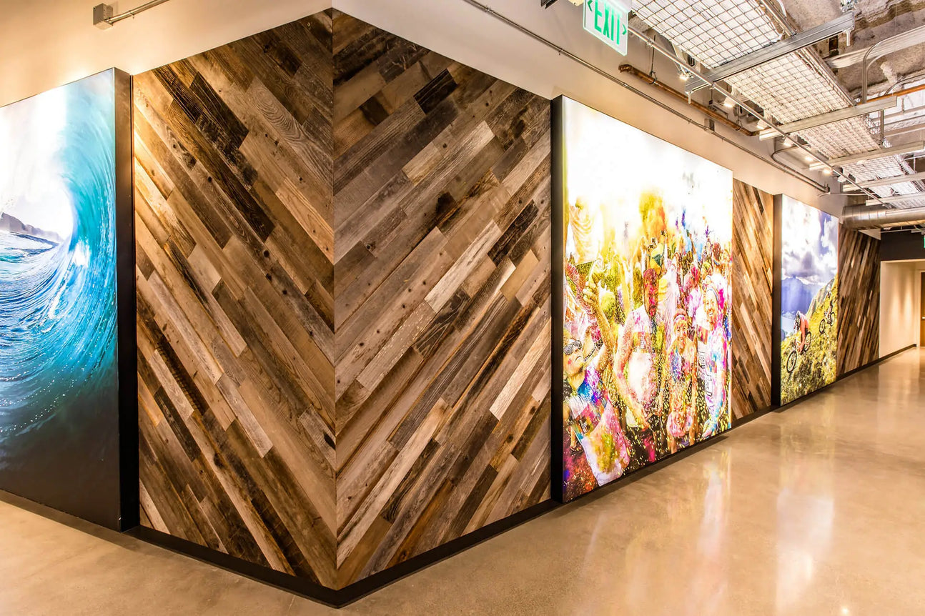 Reclaimed Peel & Stick Wood Planks